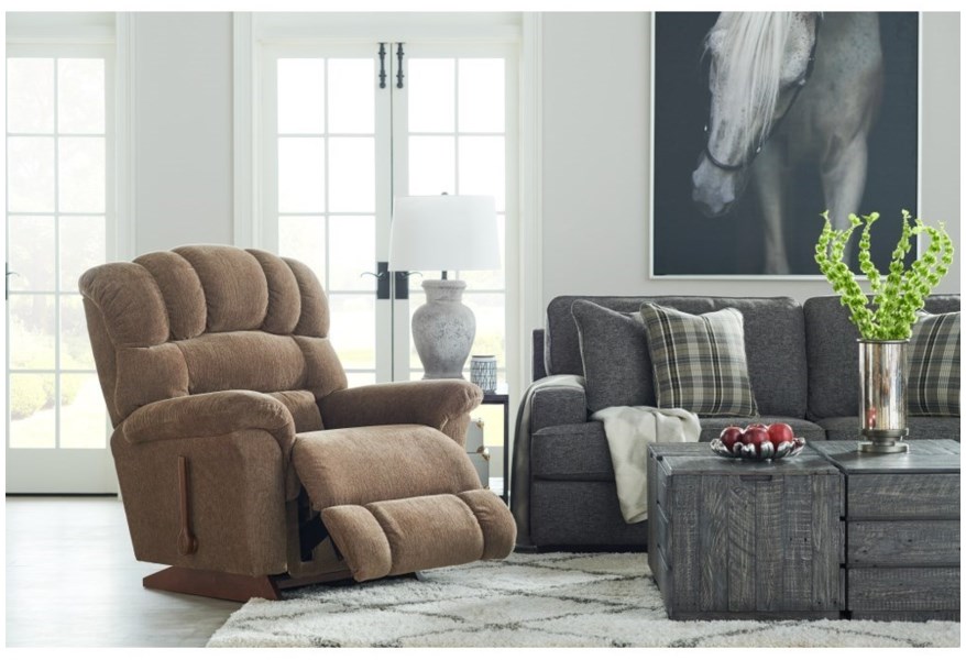 Randell Power Rocking Recliner w/ Headrest & Lumbar Recliners Customizable 24