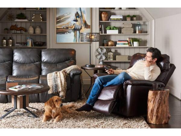 James Power Rocking Recliner w/ Head Rest & Lumbar - Image 2