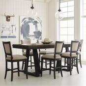 Plank Road Kimler Counter Height Table Stone and Charcoal Finish Dining Tables La-Z-Boy 12