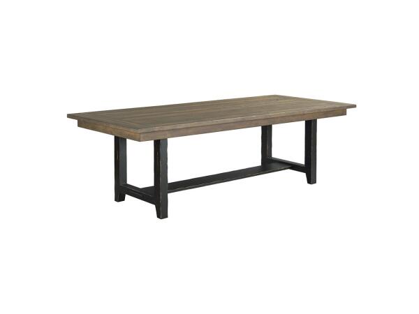 Mill House 96″ Sigmon Trestle Table Dining Tables La-Z-Boy