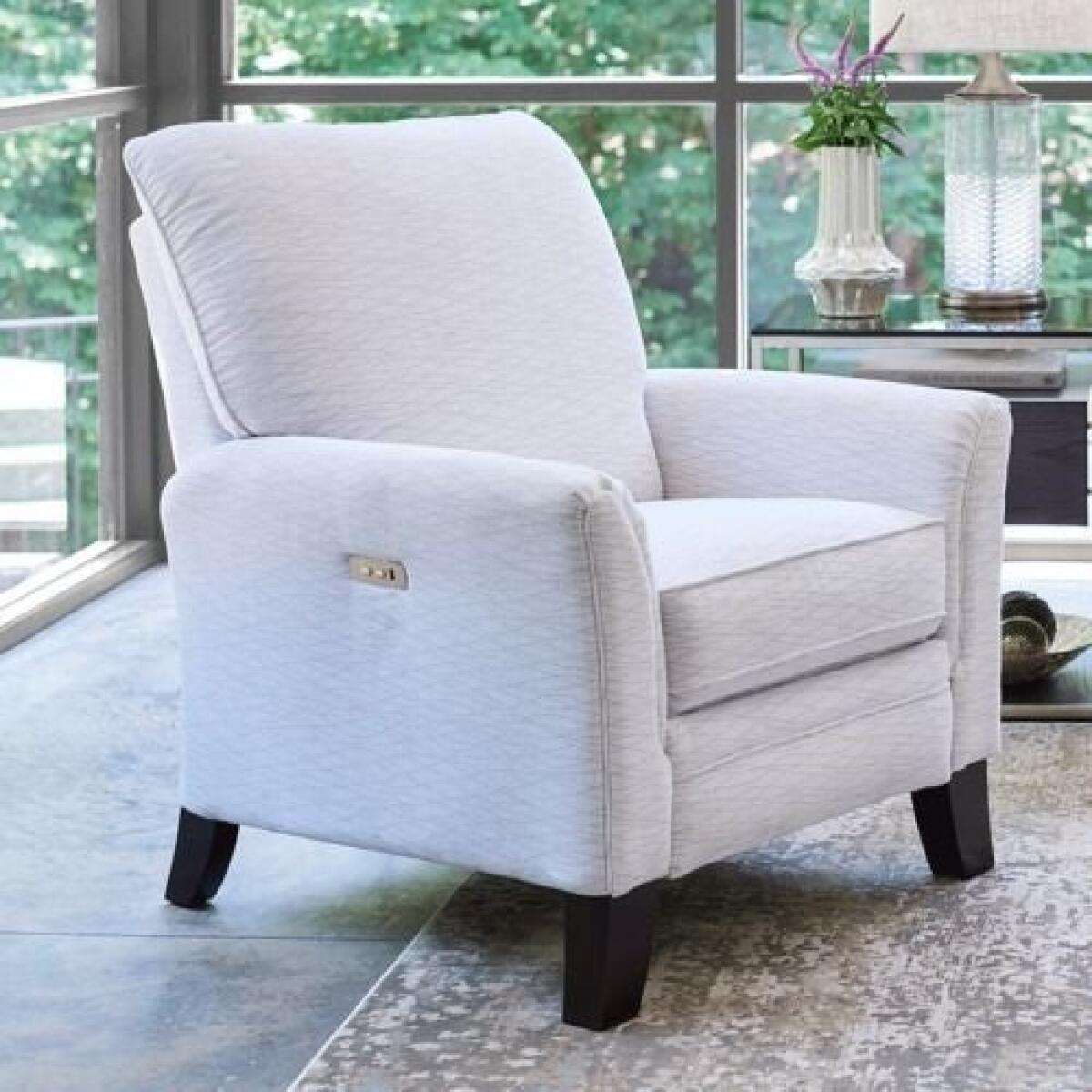 Riley High Leg Power Reclining Chair Recliners Customizable 10